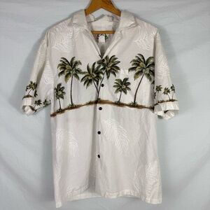 KY's Vintage Men's Button Up Hawaiian Shirt Size Large